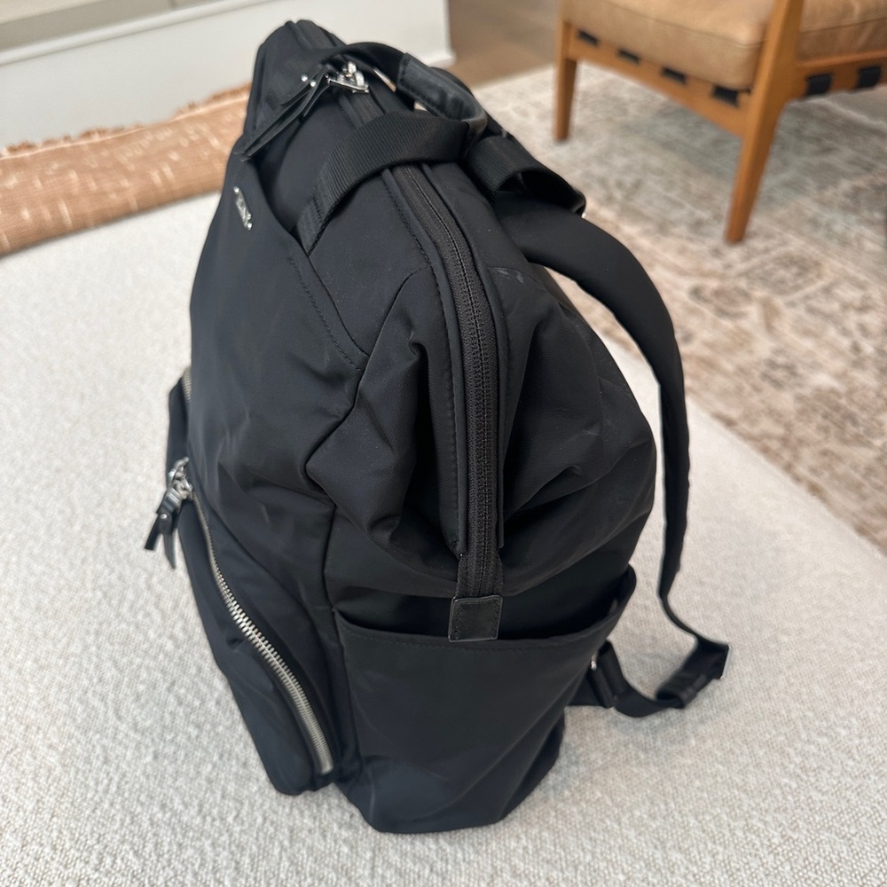 TUMI Sleek Black Backpack - Picture 3 of 10